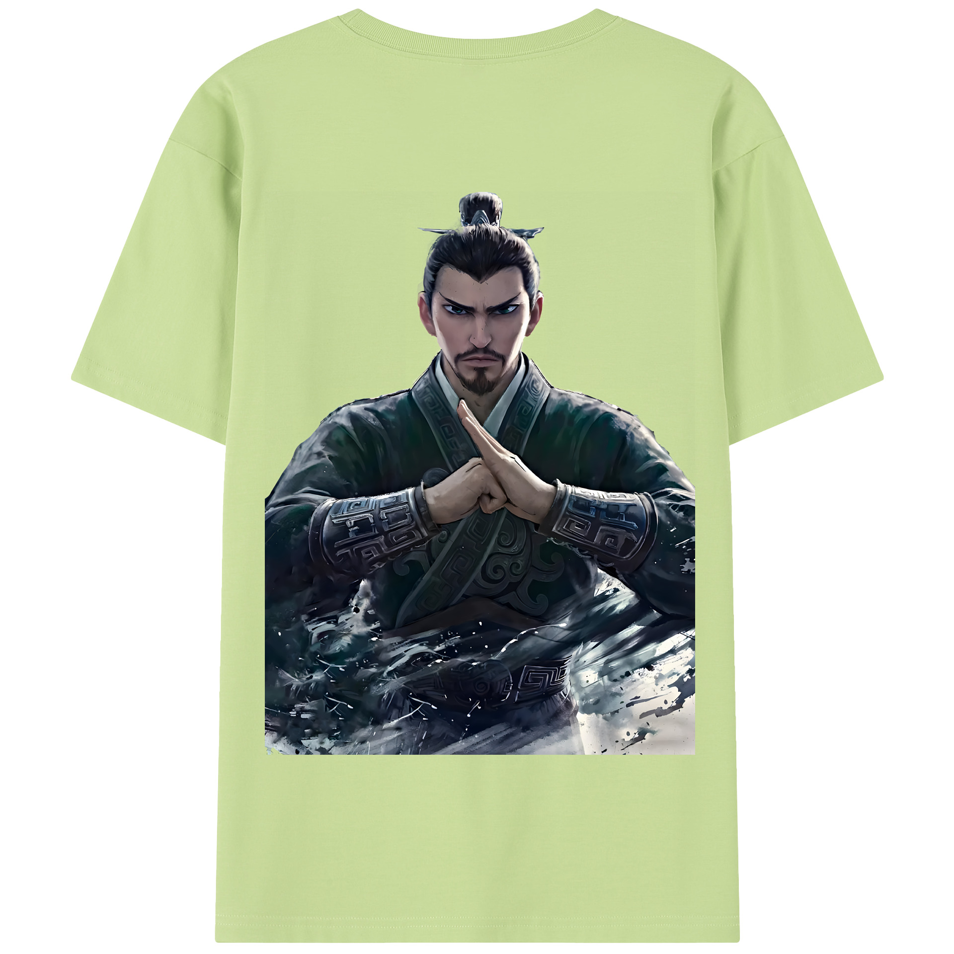 （画像用） Ne Zha 2 ナタ 魔童の大暴れ 綿100％半袖Tシャツ（背面プリント）